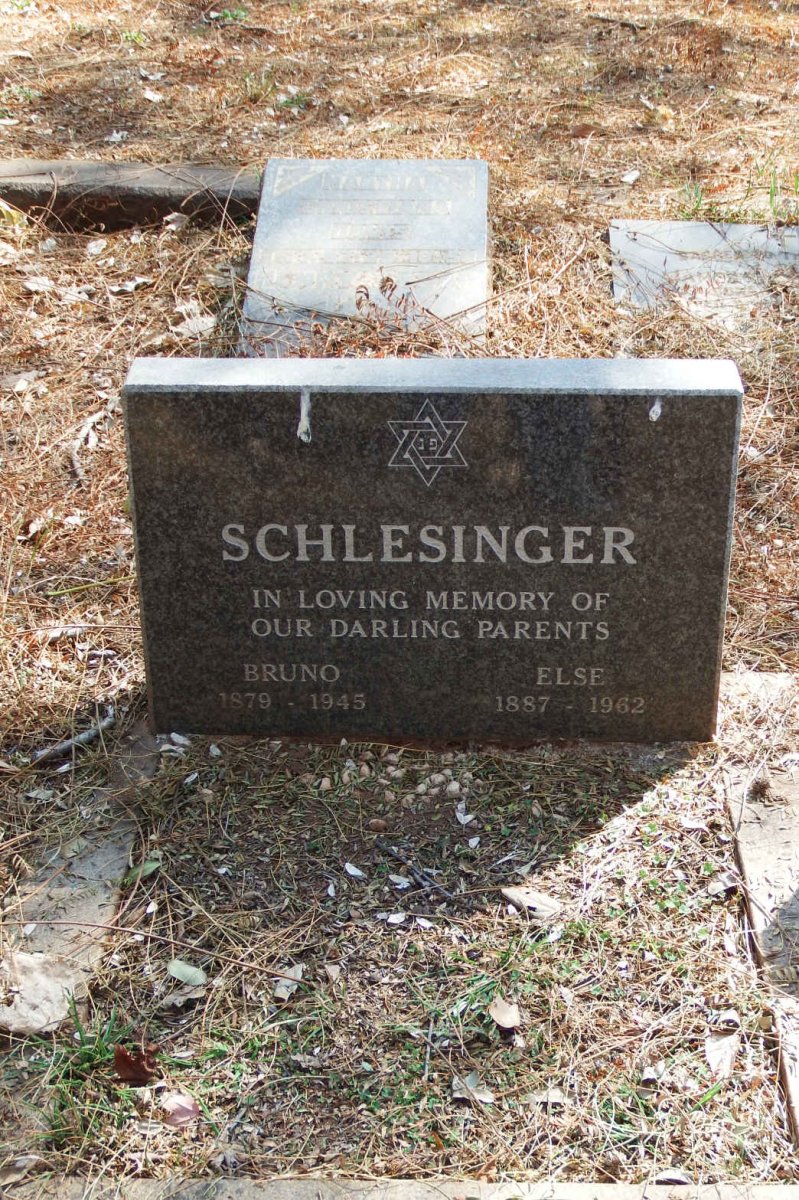 SCHLESINGER Bruno 1879-1945 &amp; Else 1887-1962