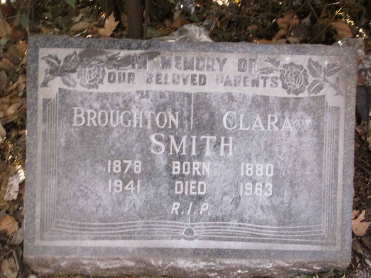 SMITH Broughton 1878-1941 & Clara 1880-1963