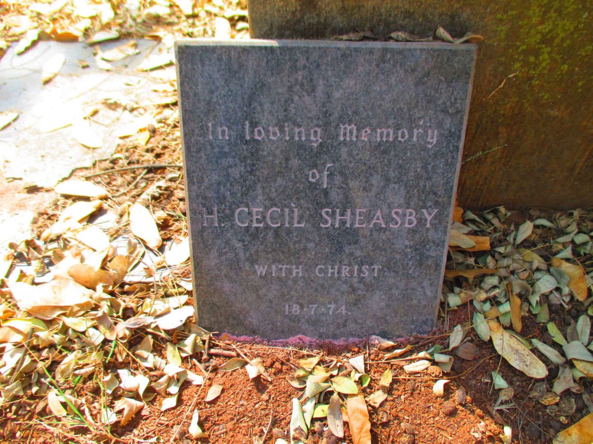 SHEASBY H. Cecil -1974