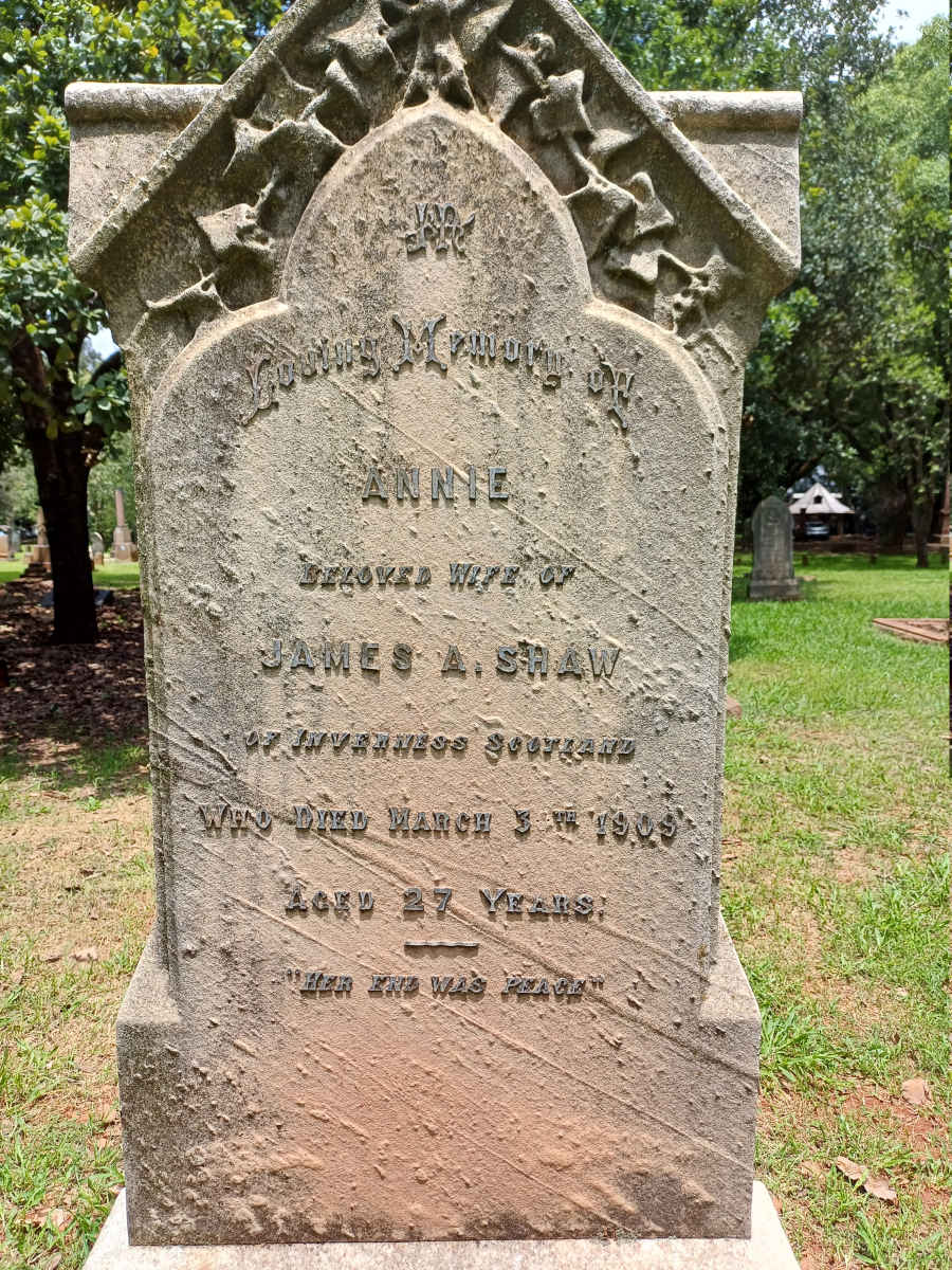 SHAW Annie -1909