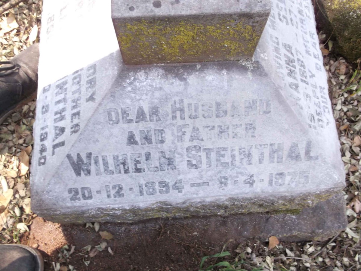 STEINTHAL Wilhelm 1894-1975