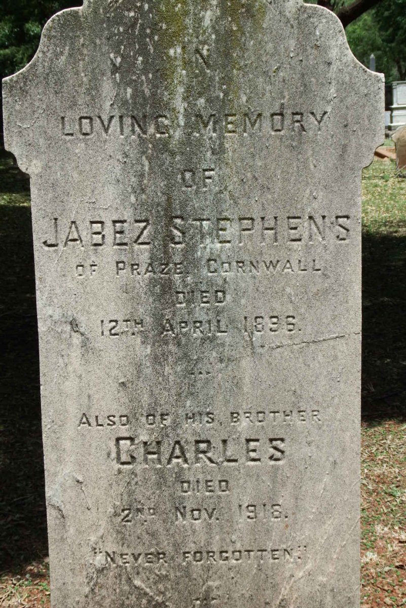 STEPHENS Jabez -1896 :: STEPHENS Charles -1918