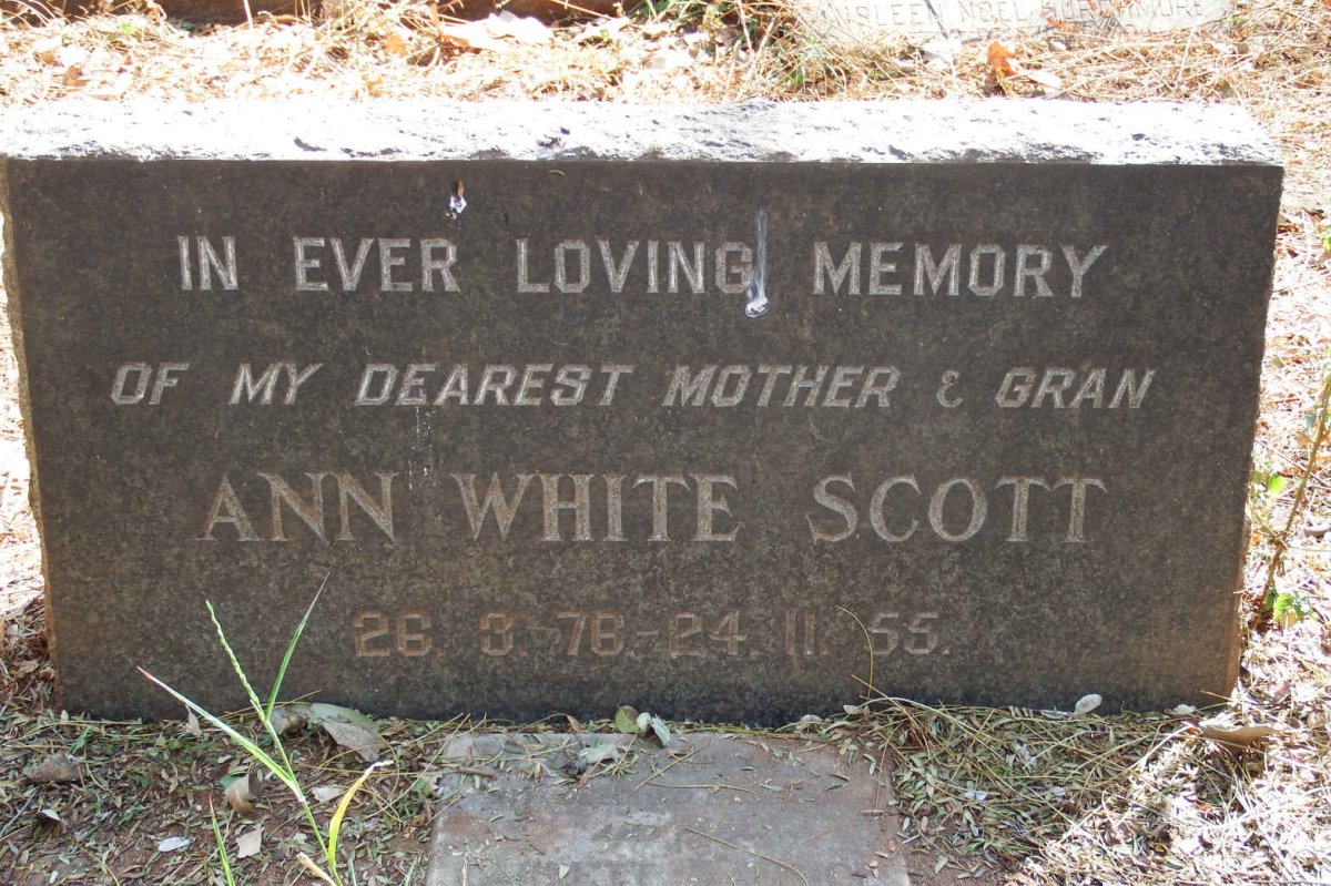 SCOTT Ann White 1876-1955
