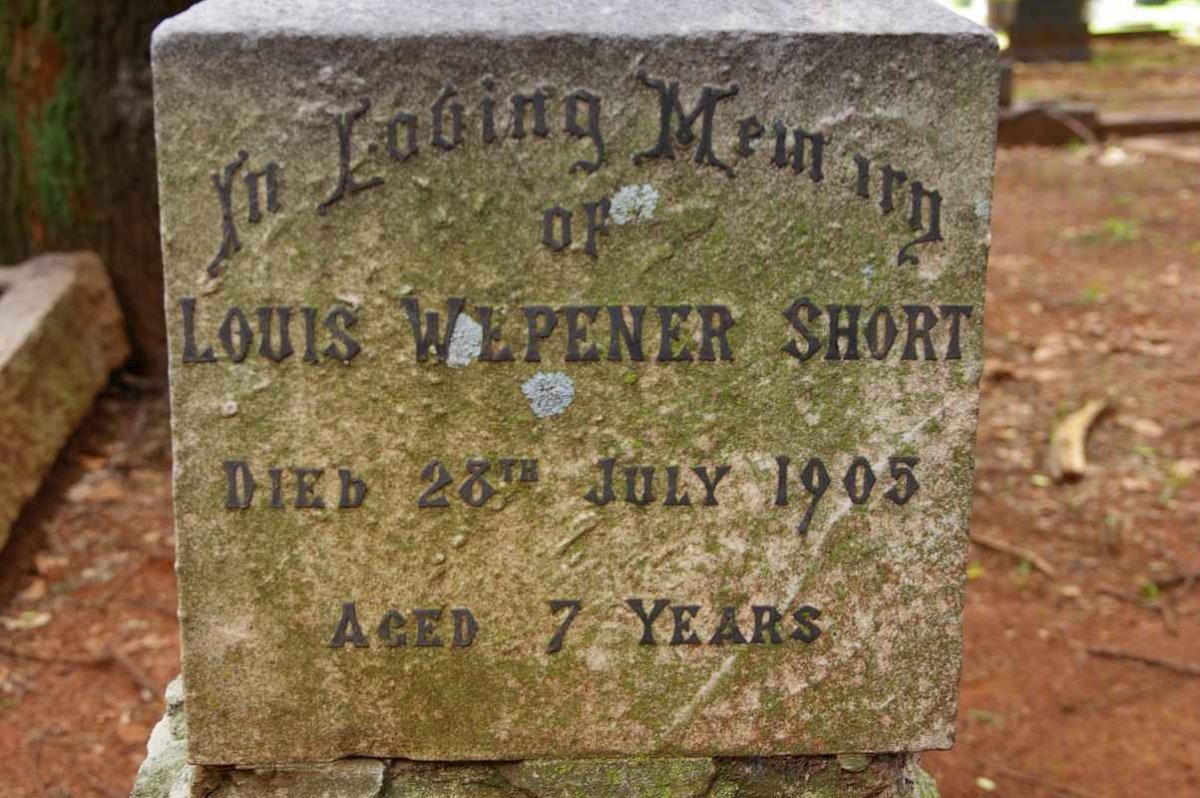 SHORT Louis Wepener -1905