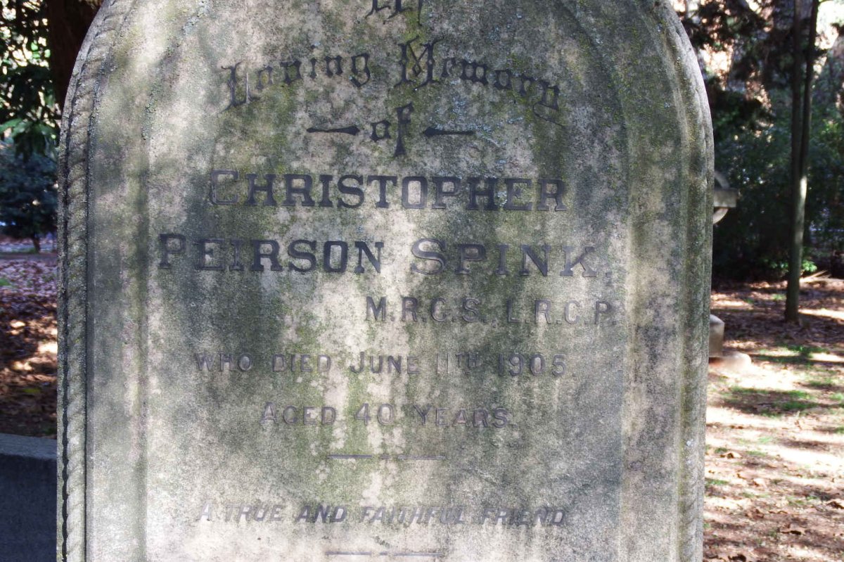 SPINK Christopher Peirson -1905