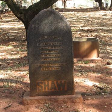 SHAW William -1910