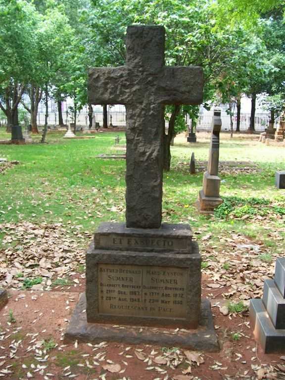 SUMNER Alfred Bernard 1867-1945 &amp; Maud Eyston 1872-1950