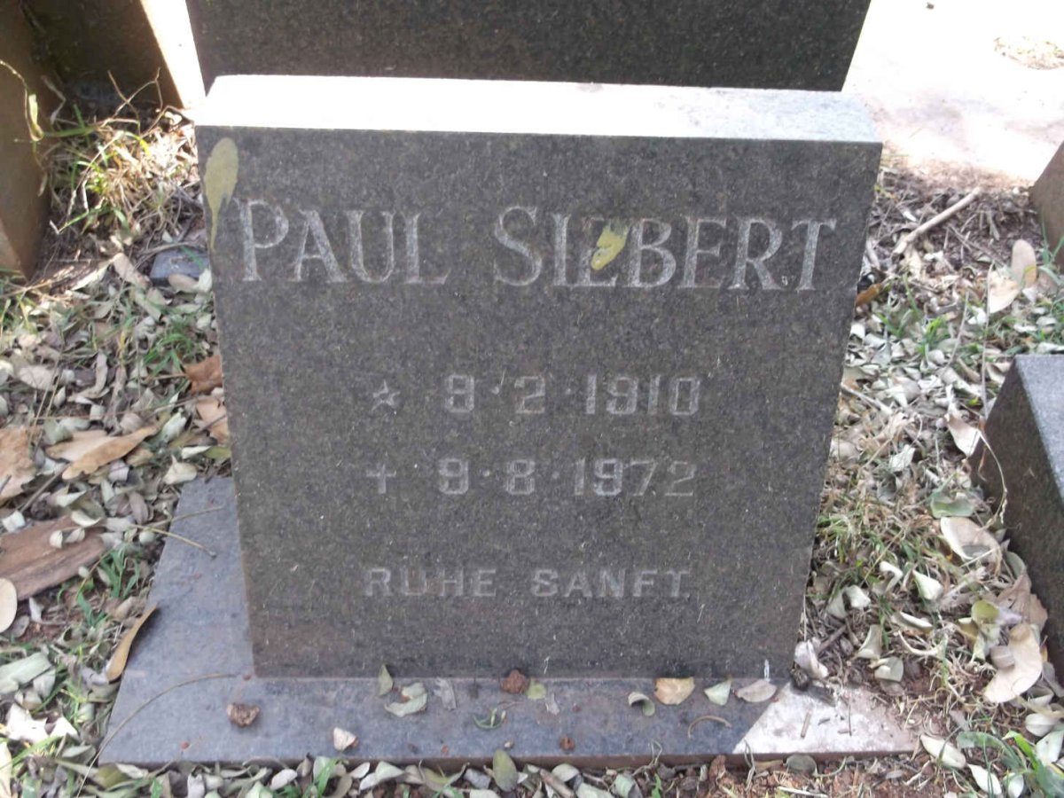 SIEBERT Paul 1910-1972