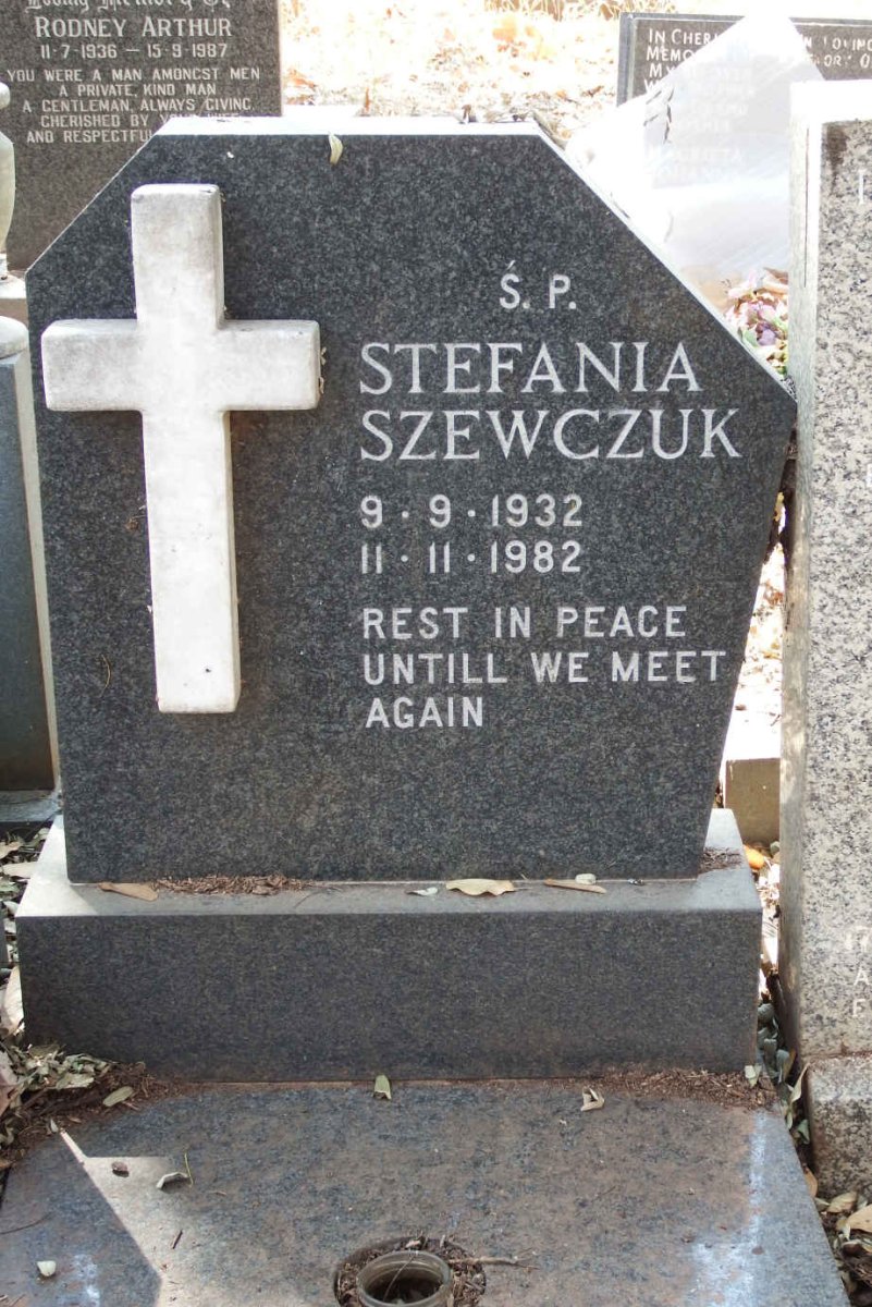 SZEWCZUK Stefania 1932-1982