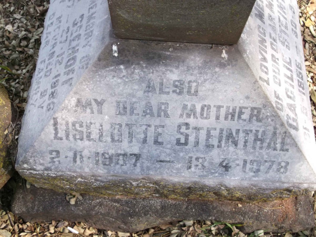STEINTHAL Liselotte 1907-1978
