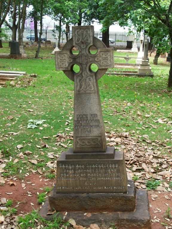 SHACKELFORD Sarah Ann 1845-1931
