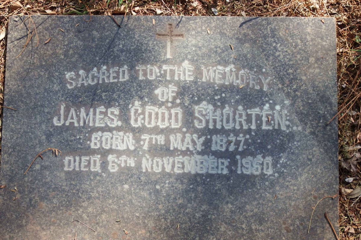 SHORTEN James Good 1877-1950