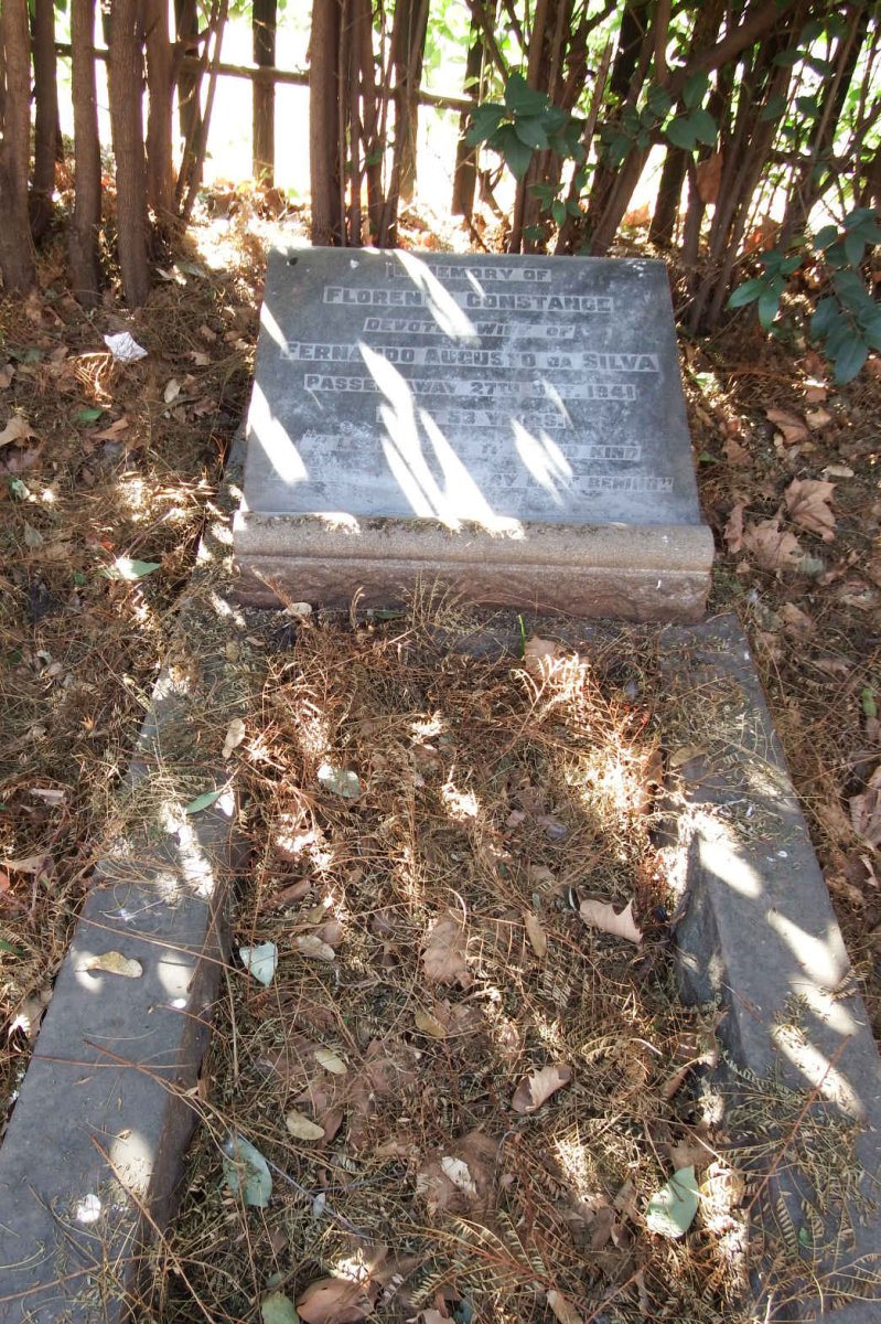SILVA Florence Constance, da -1941