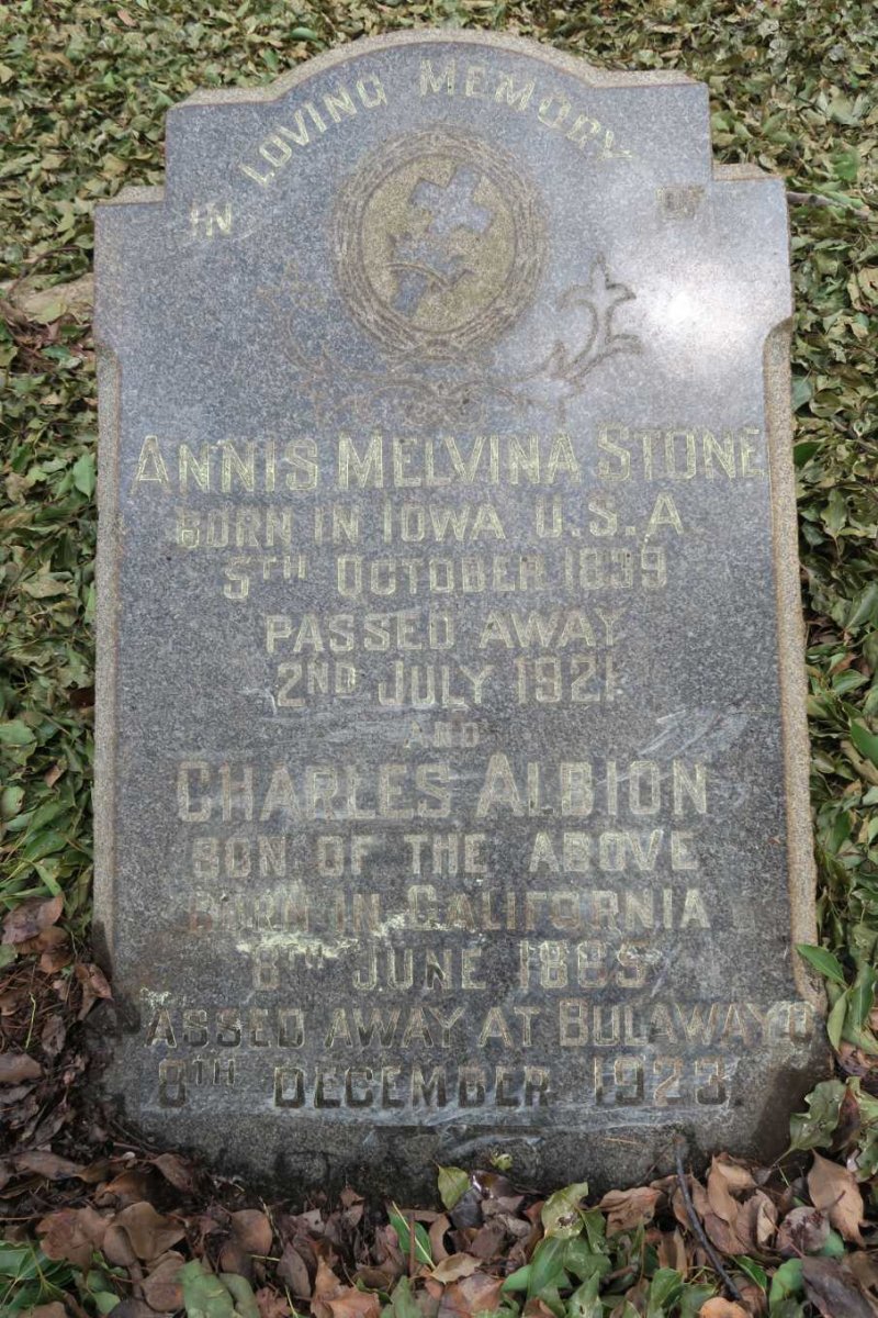 STONE Annis Melvina 1839-1921 :: ALBION Charles 1865-1923