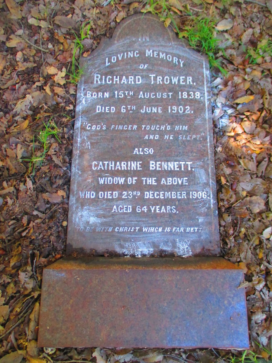 TROWER Richard 1838-1902 & Catharine BENNETT -1906