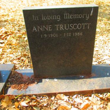 TRUSCOTT Anne 1901-1986