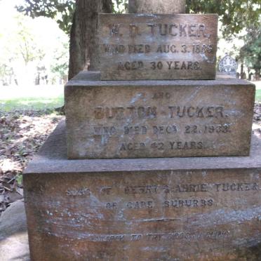 TUCKER W.D. -1889 :: TUCKER Burton -1903