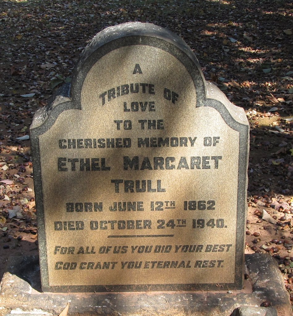 TRULL Ethel Margaret 1862-1940