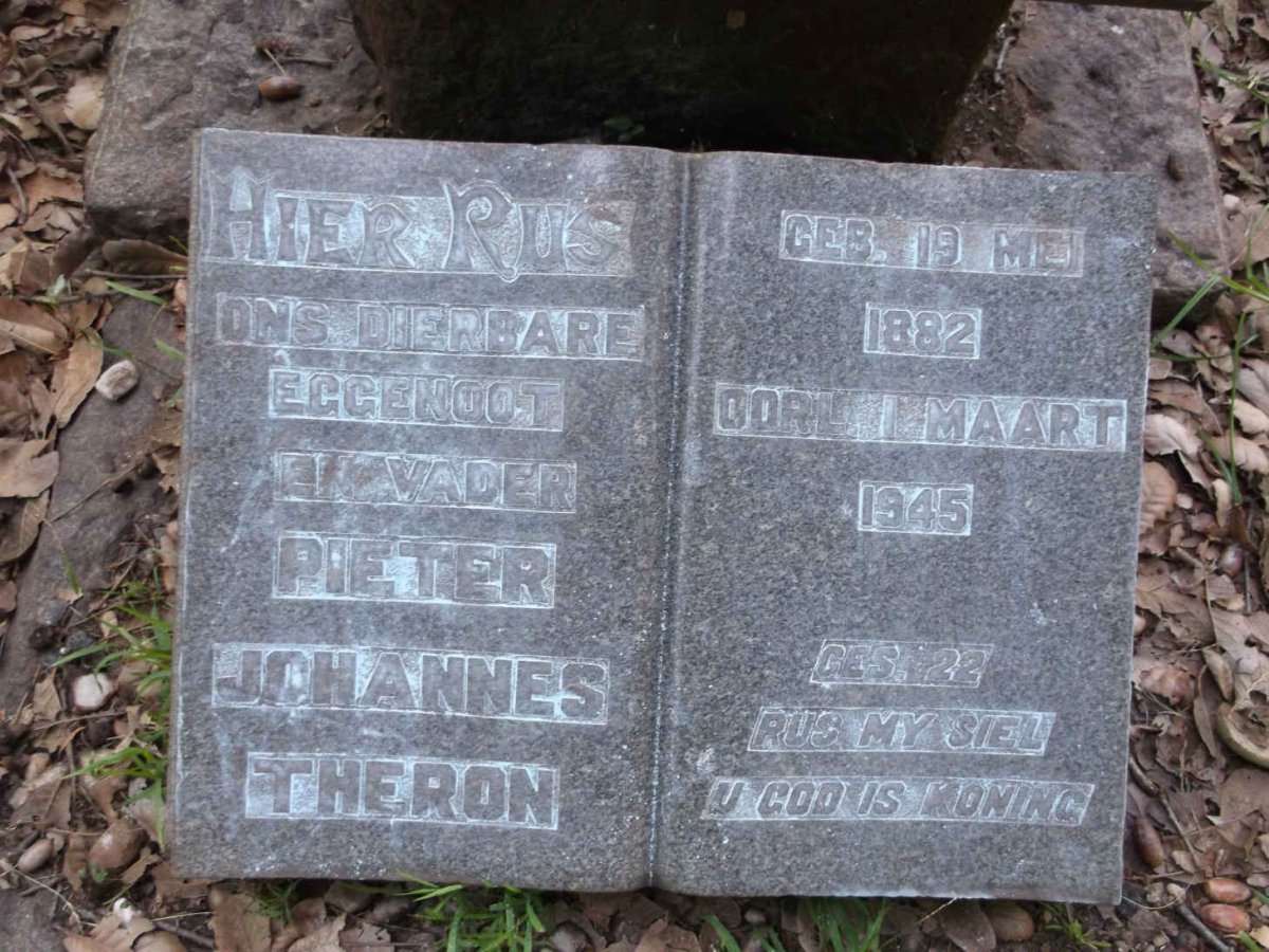 THERON Pieter Johannes 1882-1945 & Louisa Katharina LUBBE 1863-1940_1