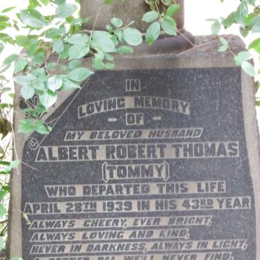 THOMAS Albert Robert -1939