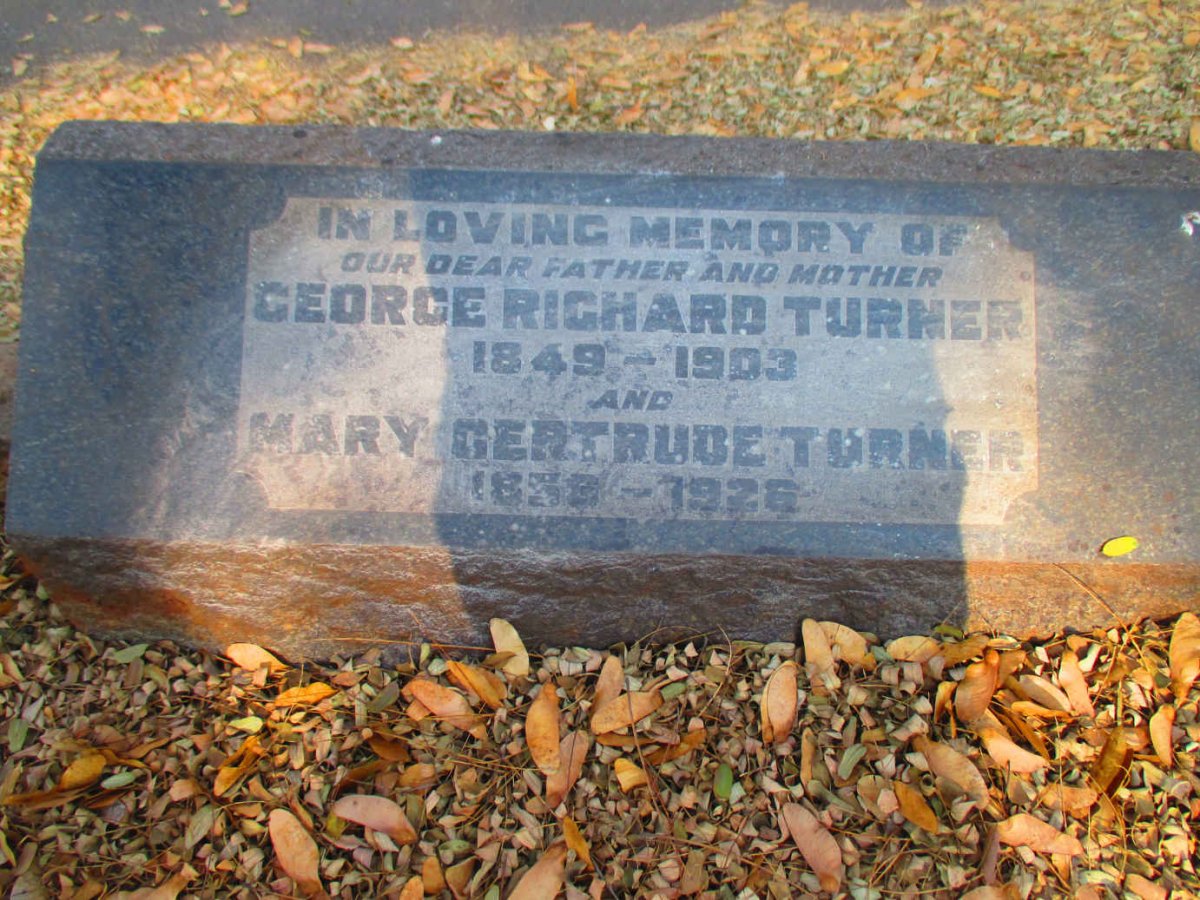 TURNER George Richard 1849-1903 & Mary Gertrude 1856-1926