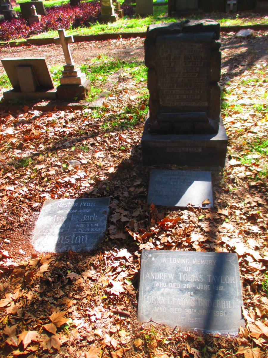 TAYLOR William Andrew -1926 &amp; Sarah Johanna -1928