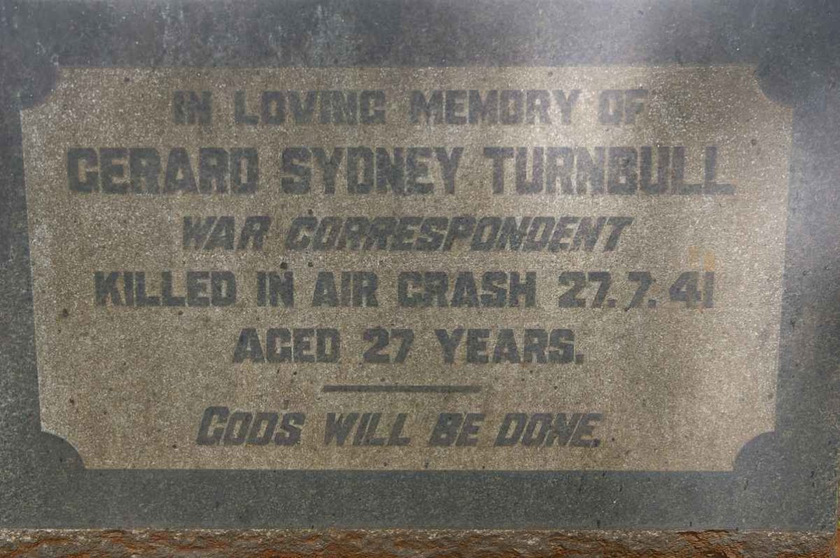 TURNBULL Gerard Sydney -1941 &amp; Anna Cornellia Low -1945
