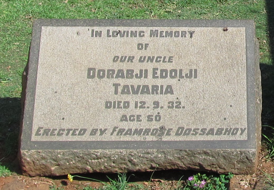 TAVARIA Dorabji Edolji -1932