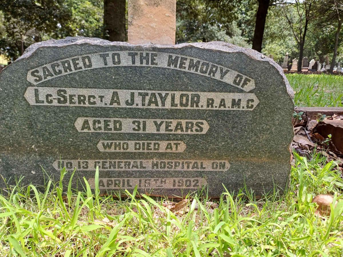 TAYLOR A.J. -1902