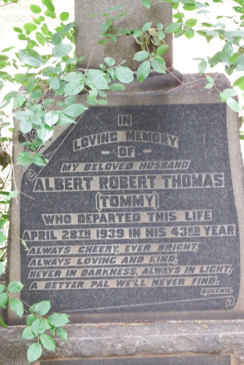 THOMAS Albert Robert -1939