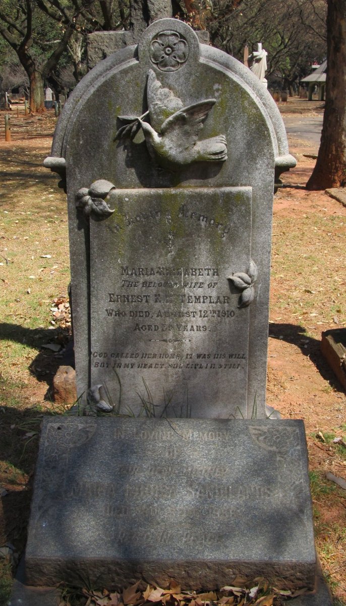 TEMPLAR Maria Elizabeth -1910