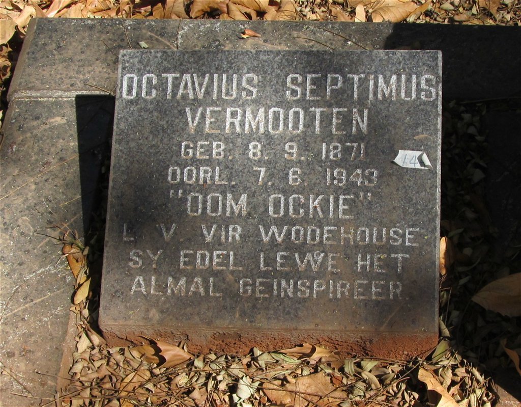 VERMOOTEN Octavus Septimus 1871-1943