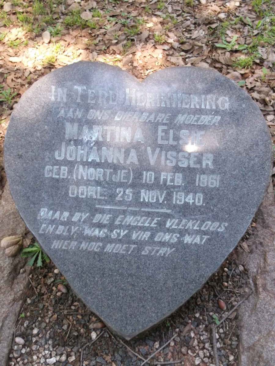 VISSER Martina Elsie Johanna nee NORTJE 1861-1940