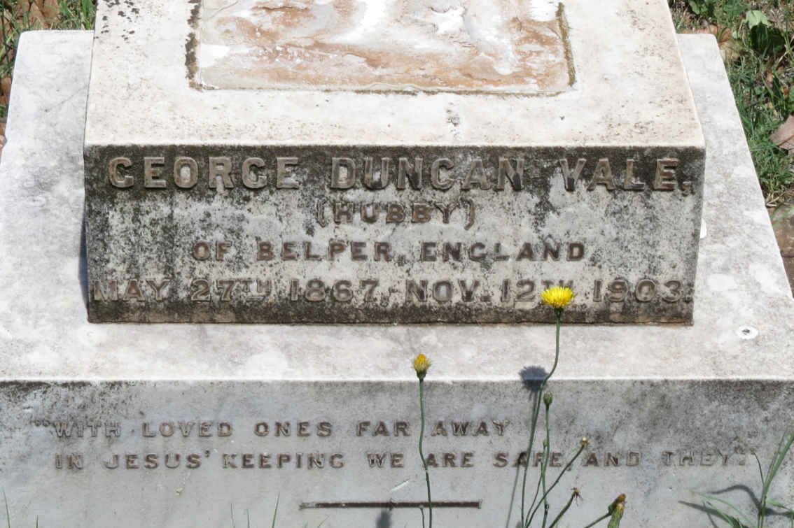 VALE George Duncan 1867-1903