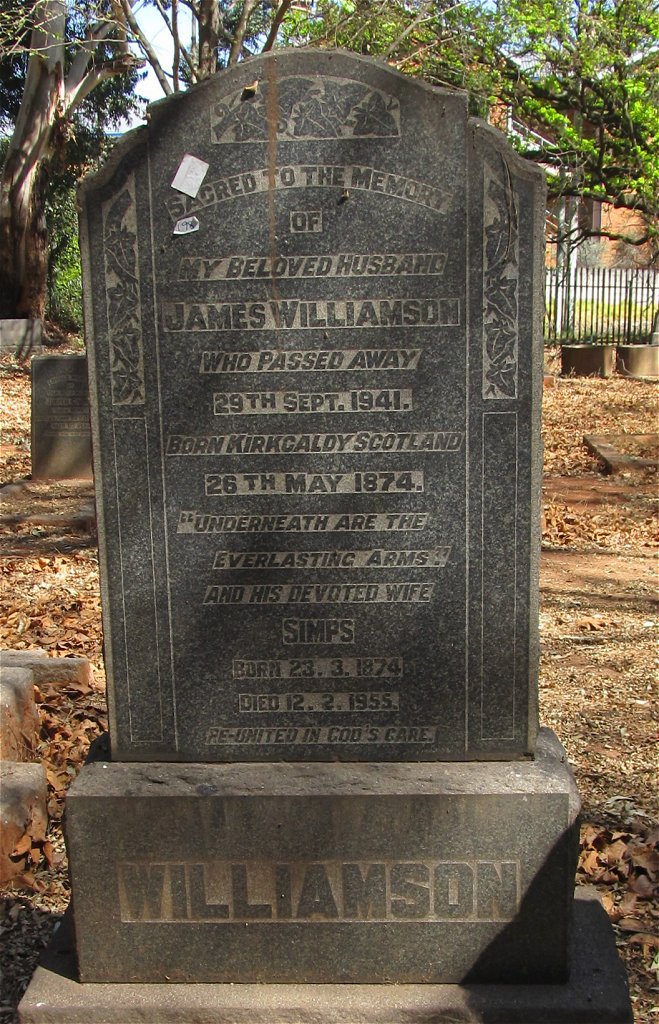 WILLIAMSON James 1874-1941 &amp; Simps 1874-1955