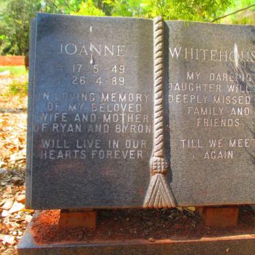 WHITEHOUSE Joanne 1949-1989