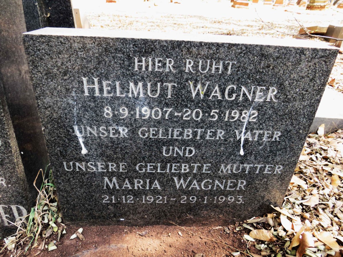 WAGNER Helmut 1907-1982 &amp; Maria 1921-1993