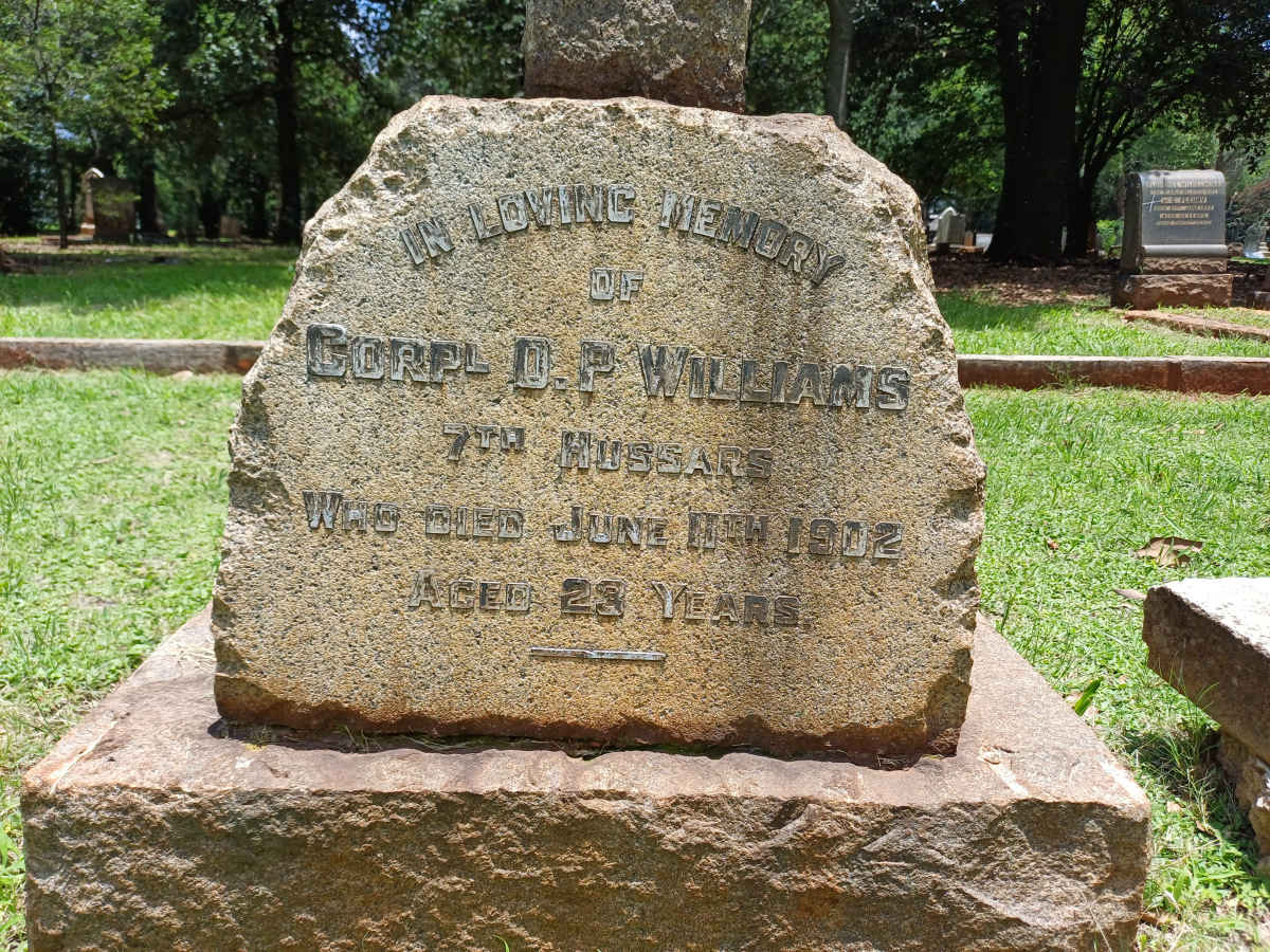 WILLIAMS D.P. -1902