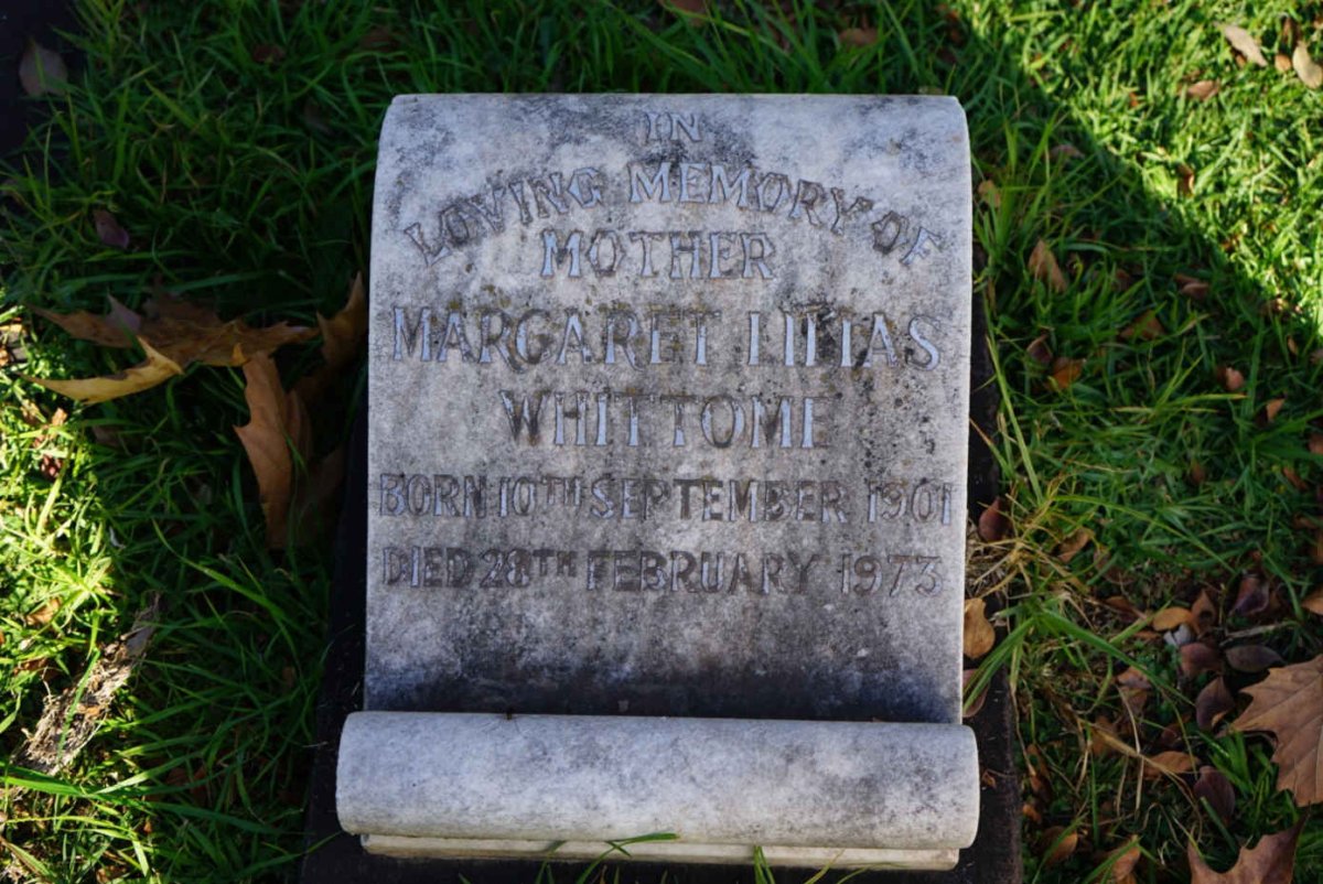 WHITTOMB Margaret Lilias 1901-1973