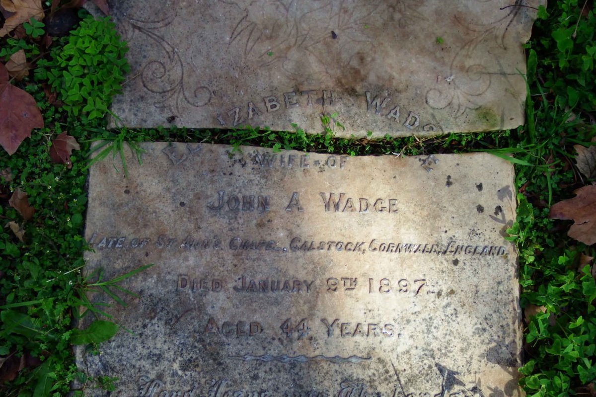 WADGE Elizabeth -1897