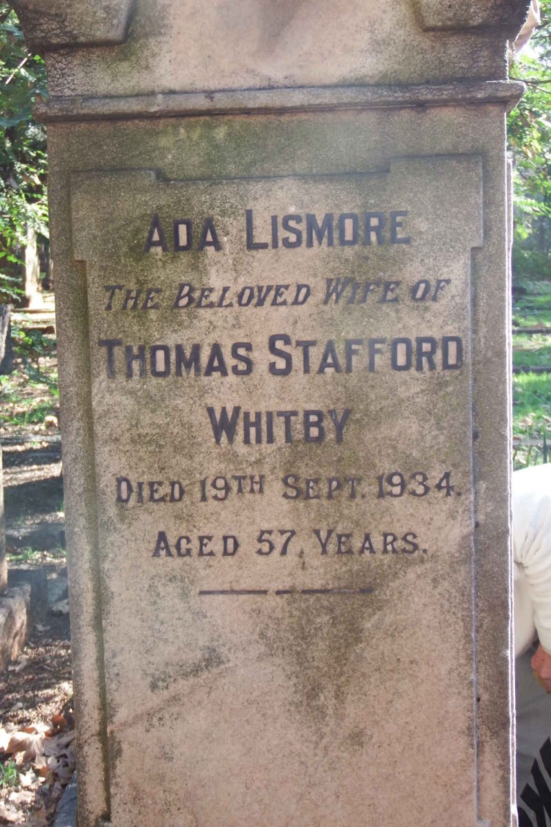 WHITBY Ada Lismore -1934