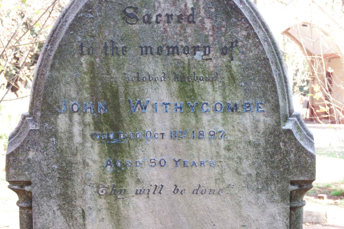 WITHYCOMBE John -1897