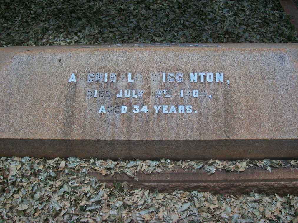 WIGGINTON Archibald -1904 : CLARK Thomas William -19?2_2