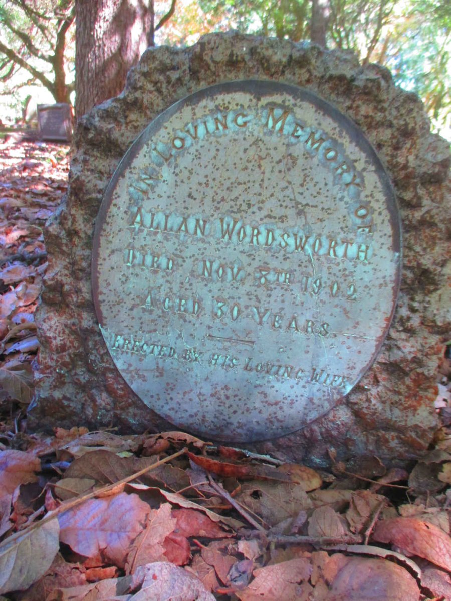 WORDSWORTH Allan -1902