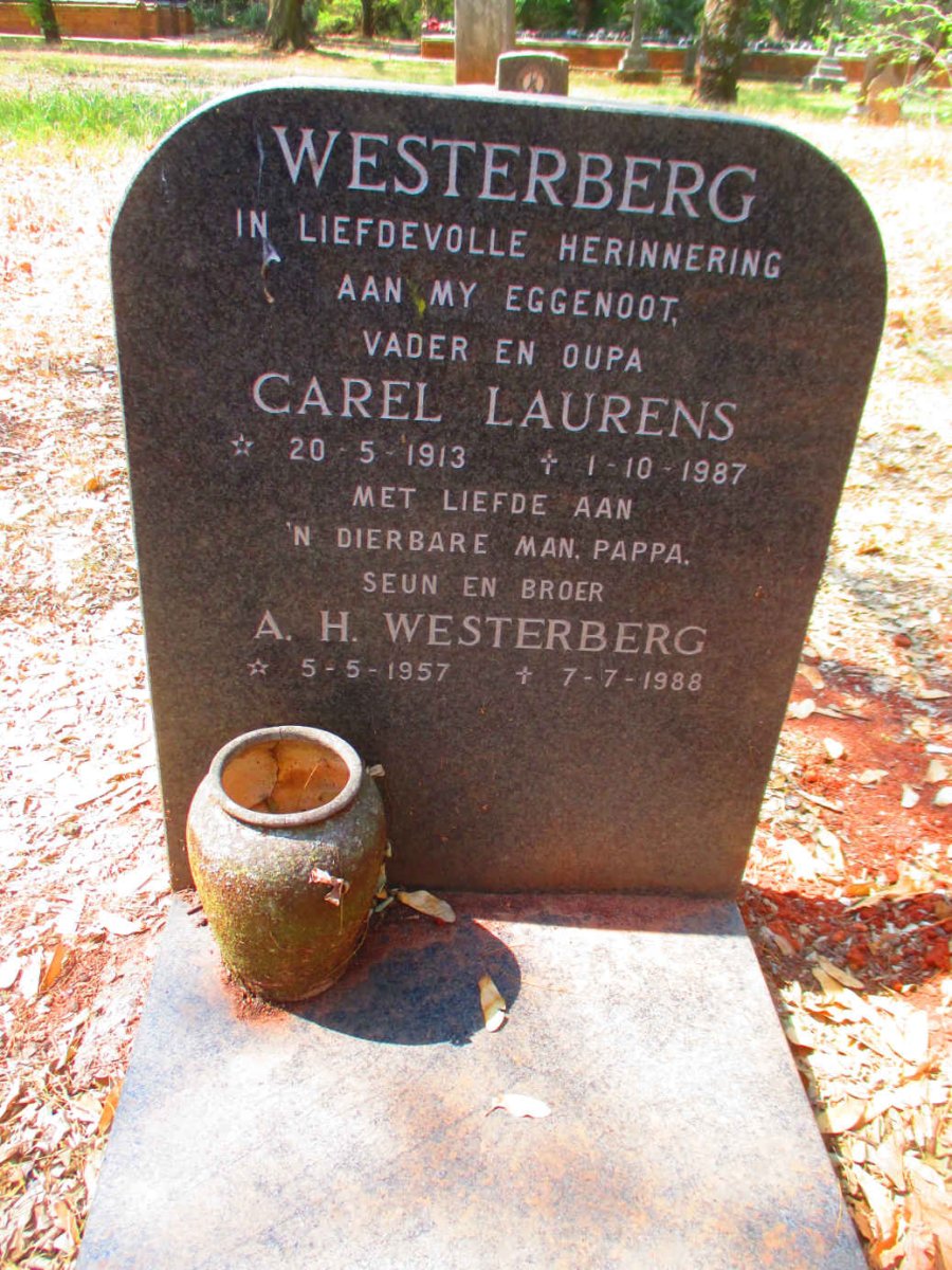 WESTERBERG Carel Laurens 1913-1987 :: WESTERBERG A.H. 1957-1988