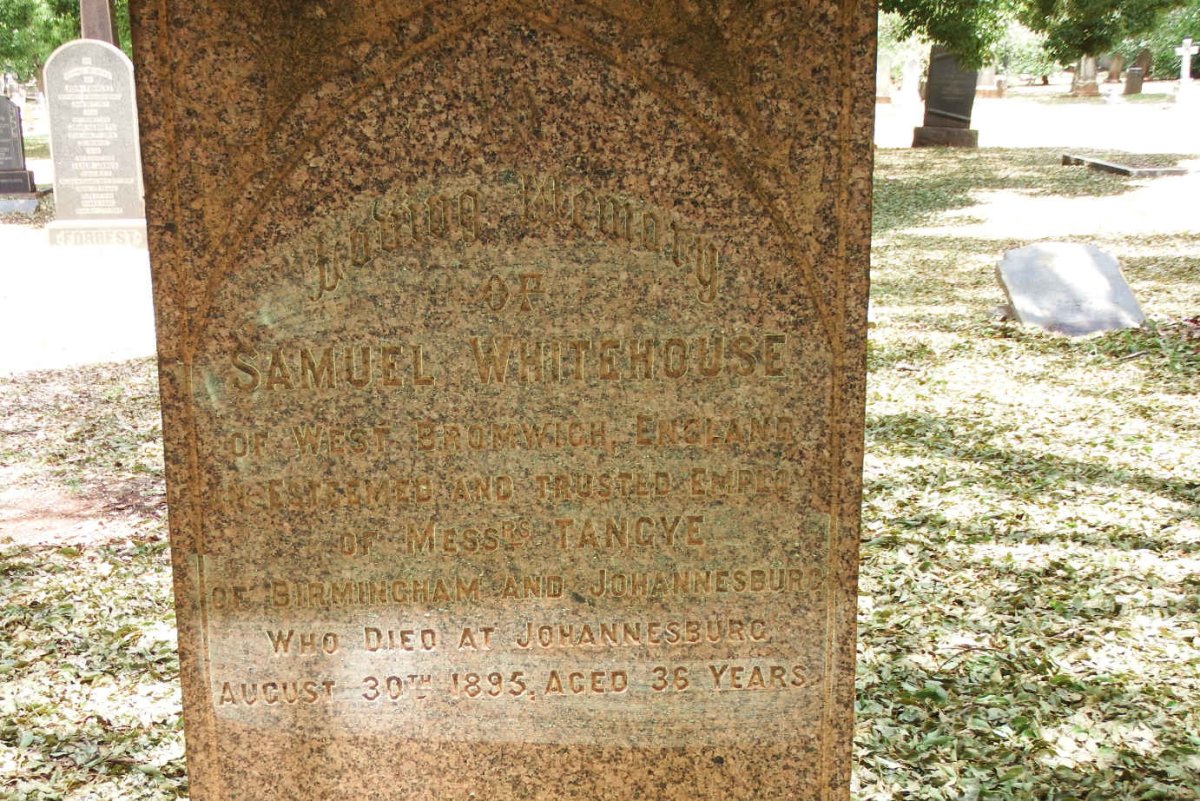 WHITEHOUSE Samuel -1895