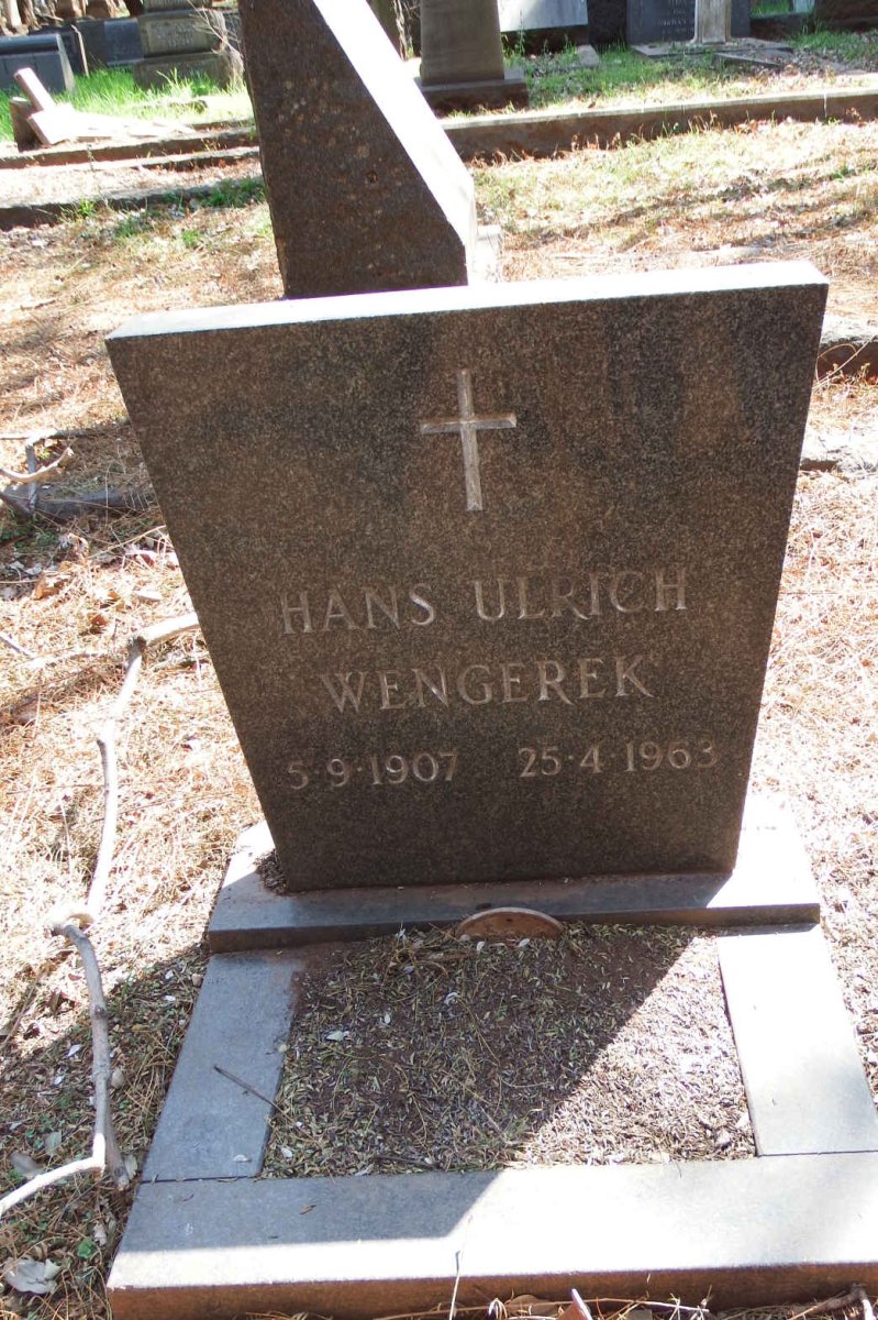 WENGEREK Hans Ulrich 1907-1963