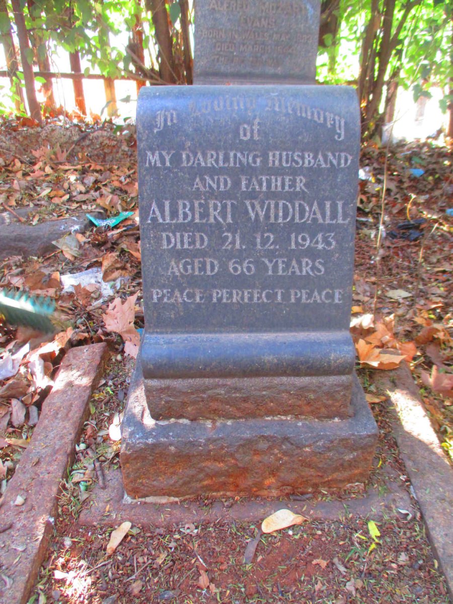 WIDDALL Albert  -1943