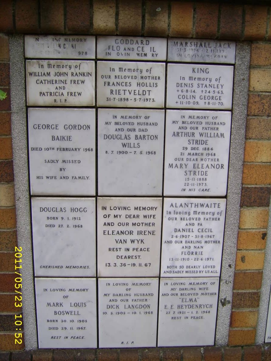 010 Memorial wall