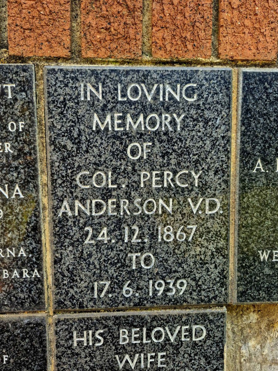 ANDERSON Percy 1867-1939